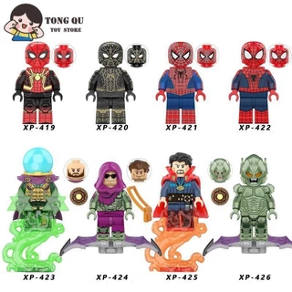 Superhero Minifigures Spider-Man Verde Goblin Bloco de construção Doll Collection Gift mini Modelo Brinquedo