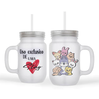 Caneca Mason Stray Kids Uso Exclusivo de Uma Stay