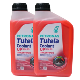 Liquido Aditivo Radiador 1L Coolant UP Concentrado Organico Anticorrosivo C/ 02 Und Fiat Petronas Ref 76365E16BR