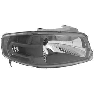 Farol Volkswagen Gol G4 2006 a 2014 Máscara Cinza Com Pisca Orgus FW539