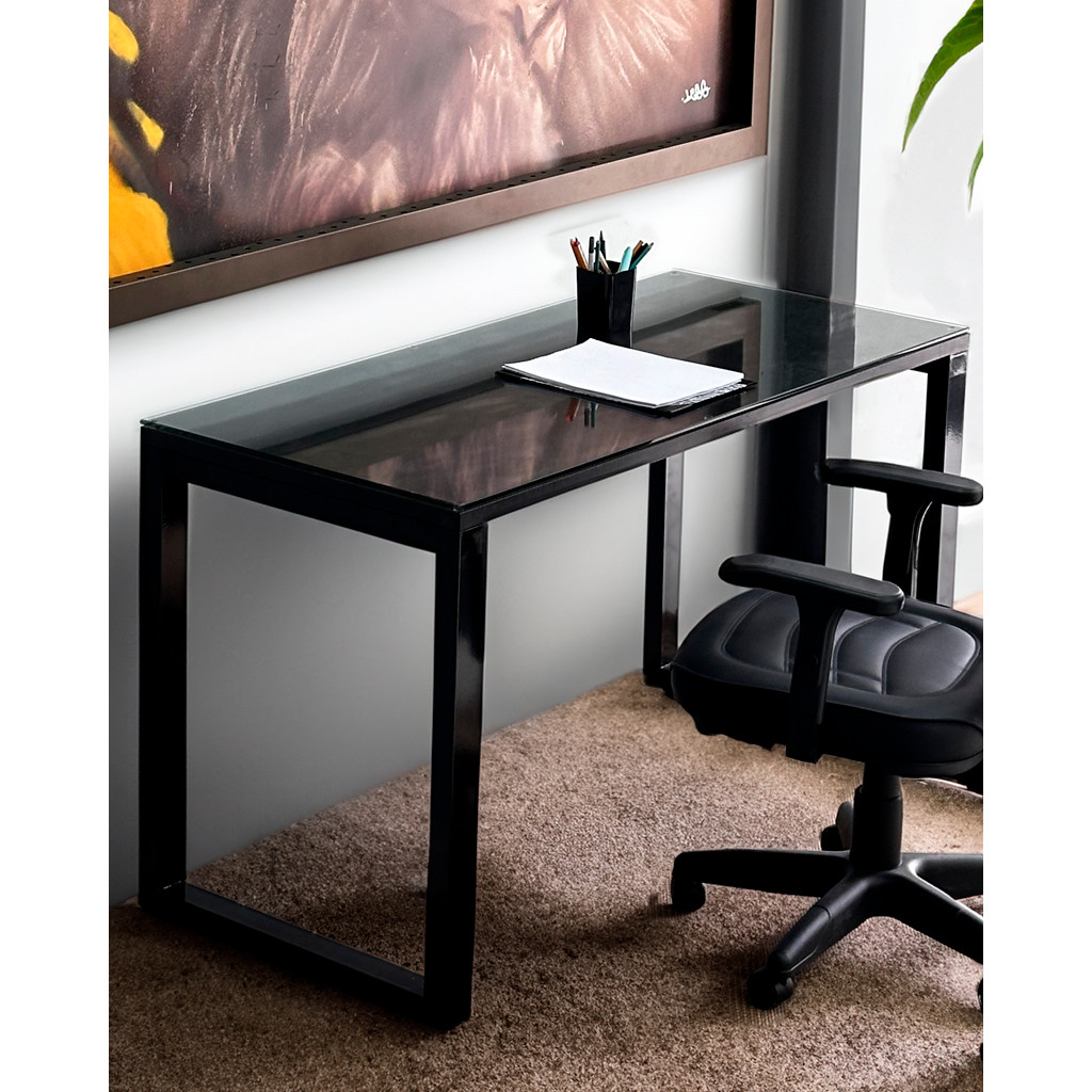 Pé de mesa 72x70 Black Piano - Par