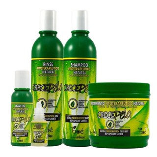 Kit Cresce Pelo Boé Bolsa Com 5 Produtos