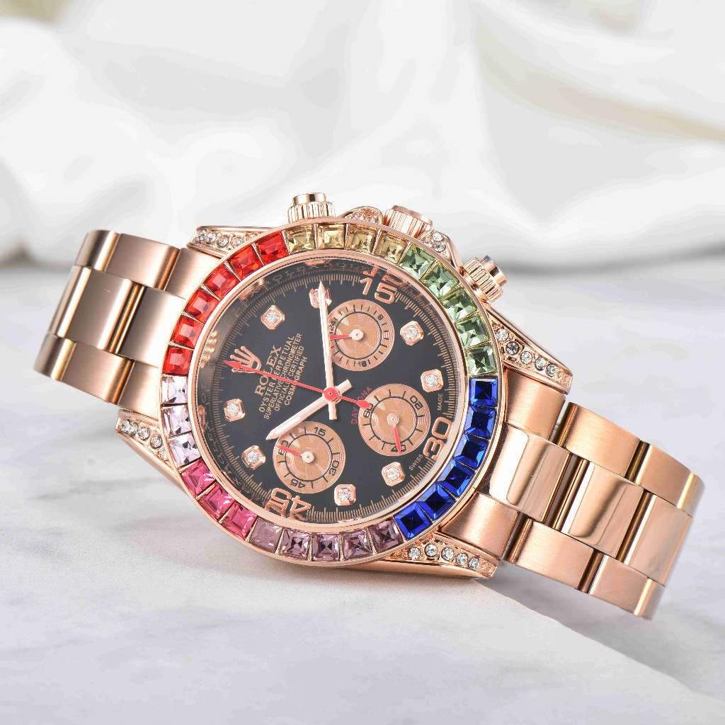 Rolex yy2024 Novo Estilo Relógio De Moda De Luxo Movimento Quartzo Alta ...