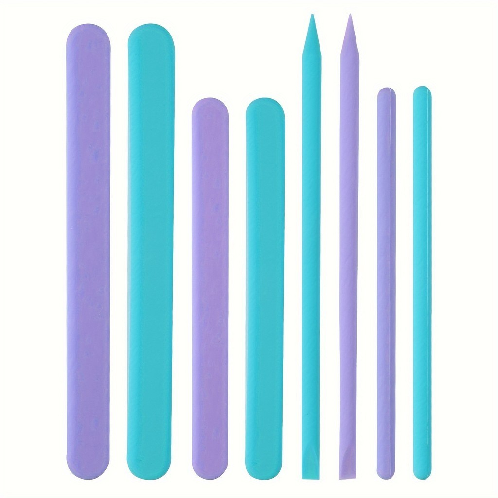Agitador De 4pcs Silicone Tinta Líquida Epóxi Resina Reutilizável Para A Fabricação De Bricolagem