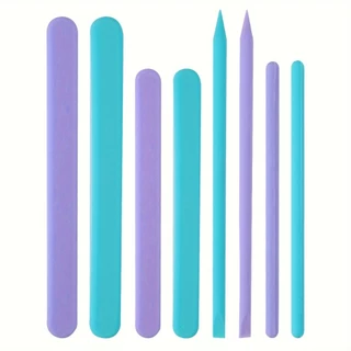 Agitador De 4pcs Silicone Tinta Líquida Epóxi Resina Reutilizável Para A Fabricação De Bricolagem