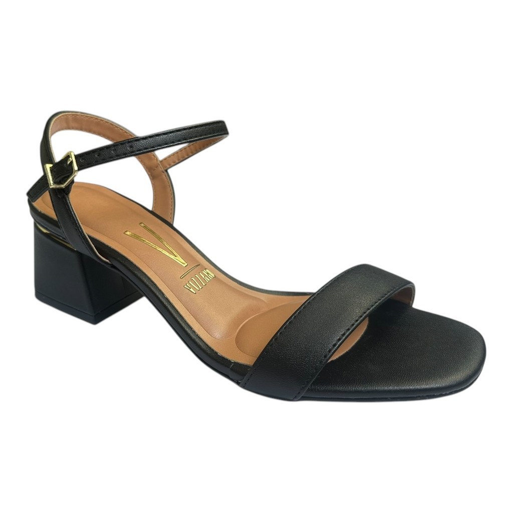 SANDALIA FEMININA VIZZANO SALTO BAIXO QUADRADO FESTA | Shopee Brasil