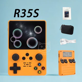 Console De Jogos Retrô Portátil R35s Com Mais De 15.000 , Mini Reprodutor De Vídeo , Sistema Arkos 2.0