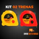 Kit Trena Métrica 5 Metros Profissional Com Trava Fita de Aço