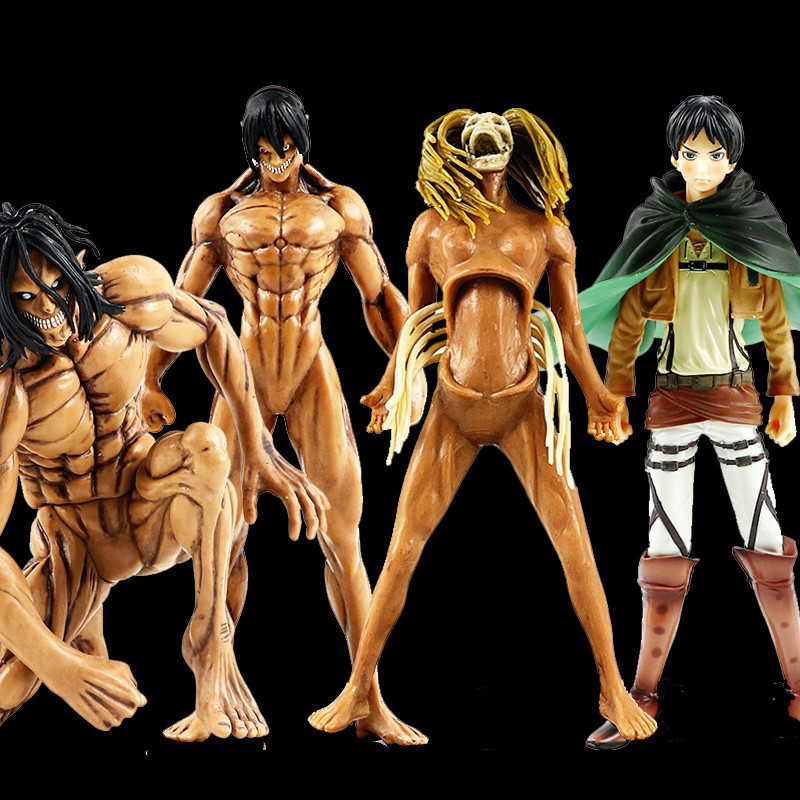 Ataque À Figura De Ação Do Titã Levi Eren Anime Periférico Em Pé Ornamentos