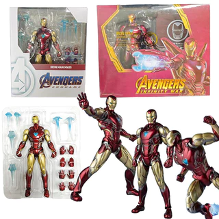 SHF Iron Man Vingadores : Infinity War Endgame MK50 MK85 S.H.Figuarts Ação Homem De Ferro Figura Colecionável Modelo De Brinquedos