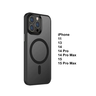 Capa Capinha Case Fosca Com Magsafe Premium Para iPhone 11 / 13 / 14 / 14 Pro / 14 Pro Max / 15 / 15 Pro Max