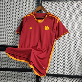 Camisa de futebol 23 /24 R-E Roman Home Camisa esportiva masculina Burgundy