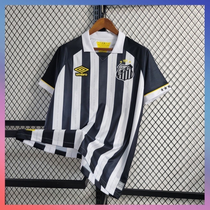 2023 Equipe longa camisa de futebol STS masculino Santos uniformes de futebol