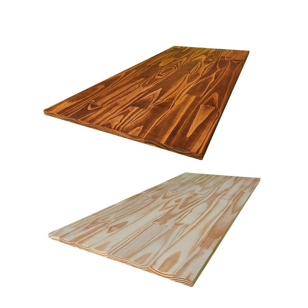 Tampo de Mesa Madeira Maciça Natural Pinus P/ Bancada 100x50
