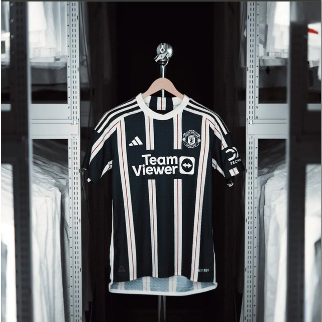 Camiseta Manchester United Verde Listrada 23/24 - Lanmento Jersey Masculino Third (3) À PRONTA-ENTREGA