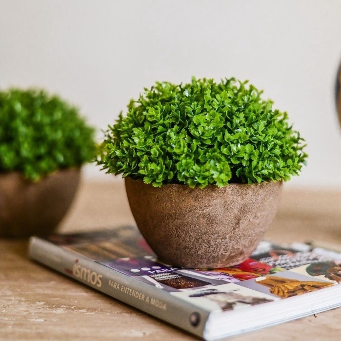 OAZALDA Albero topiaria artificiale a forma di coniglio, 88,9 cm, resistente ai raggi UV, pianta topiaria in finto bosso per decorazione portico (set da due