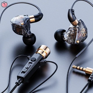KT-02 3.5MM Fone De Ouvido Com Fio Jack Wired Headphone Sport Earbud Microfone Para Gravação De Canto Ao Vivo YKT