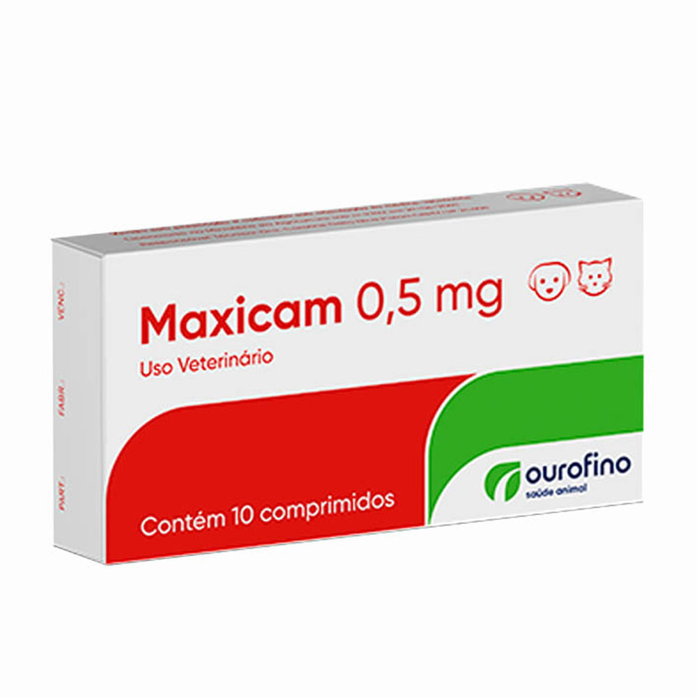 Maxicam 0,5mg Cartela Com 10 Comprimidos | Shopee Brasil