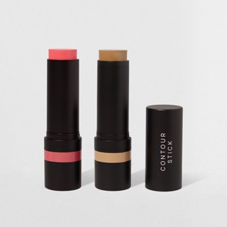 Kit Blush em Bastão Rosa Claro + Contorno em Bastão Marrom Claro Océane Edition (2 Produtos)