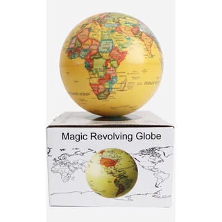 Globo Terrestre Giratório Rotação 360Graus Auto Rotativo Com Luz Colorido Decoração Mesa Quarto Escritório