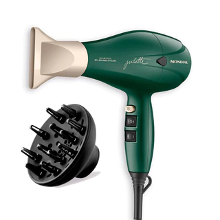 Secador de Cabelo By Juliette Mondial 2000W - SCP-JU-02 Verde 220V