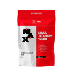 Hipercalórico Mass Titanium 17500 Max titanium - Refil 3kg