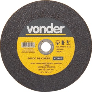 Disco de corte 254 x 3,2 x 19,05 mm - Vonder