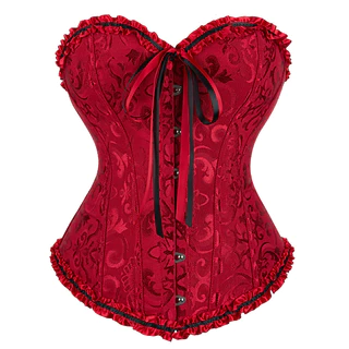 Espartilho Feminino Floral Corset Corpete Mulheres Renascentista Vintage Bustier Top Traje De Halloween