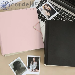 CORDELL Kpop Idol Photo Album , A5 Candy Color Photocard Collecting , Collect Com Placa Defletora Quatro Caixas Grade Kawaii Binder Cards