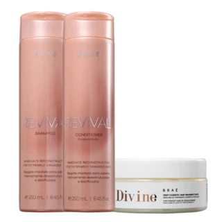Kit Braé Revival Divine Nutrition (3 Produtos)
