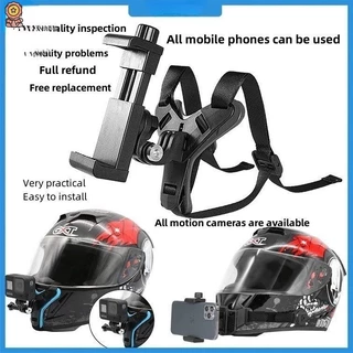 Suporte Para Capacete , Acessórios Motocicleta , Celular , Câmera Esportiva Queixo , YKT