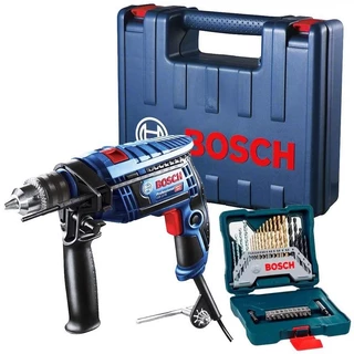 Furadeira Impacto 1/2 POL 850W GSB16RE com Maleta + Estojo 30 Peças BOSCH