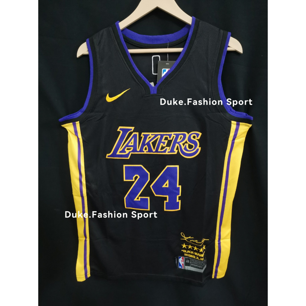 Camisa NBA Los Angeles Lakers 24 Kobe Bryant Jersey Casal Baking