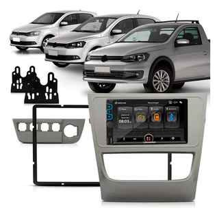 Central Multimídia MP5 2 Din Roadstar 7" BT USB SD AUX + Câmera de Ré Borboleta + Moldura 2din Peça