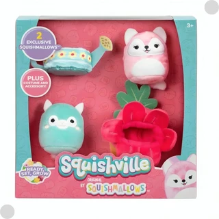 Squishmallow 02 Pelúcias Com Acessórios Sabine e Tim 003435 - SUNNY