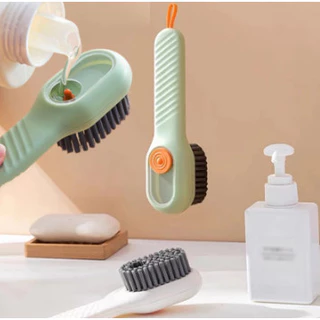 Kit 2 Escova Limpa Sapato Com Dispenser Reservatório-Multi bazar