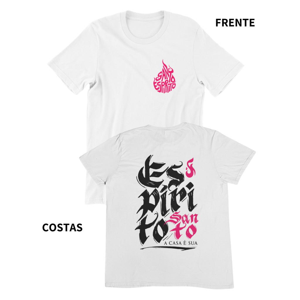 Camiseta Espirito Santo Unissex Yeshua Jesus Cristã Católica