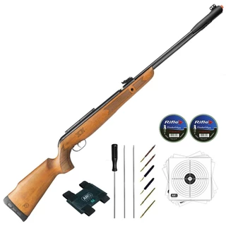 Carabina Pressão 4.5 Madeira Mola Gamo CFX IGT Kit Limpeza