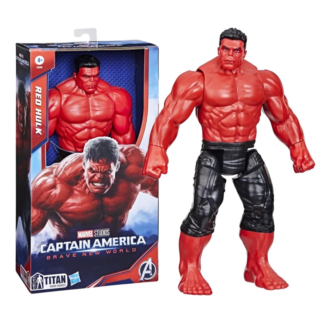 Boneco Hulk Vermelho Marvel Figura Thunderbolt 29Cm Original | Shopee ...