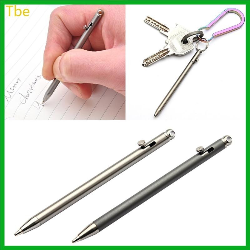 Caneta Tbe De Bolso Mini Esferográfica De Titânio Portátil Para Equipamento Externo Homens E