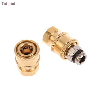 Tututu Conector De Lança De Espuma Para Lavador De Carro De 1/4 De Polegada De Conexão Rápida E Com M14 Fêmea Pistola De Água De Lavagem De Pressão BR