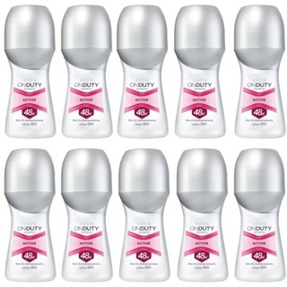 Kit 10 Und. Desodorante Roll-On Active On Duty - Avon
