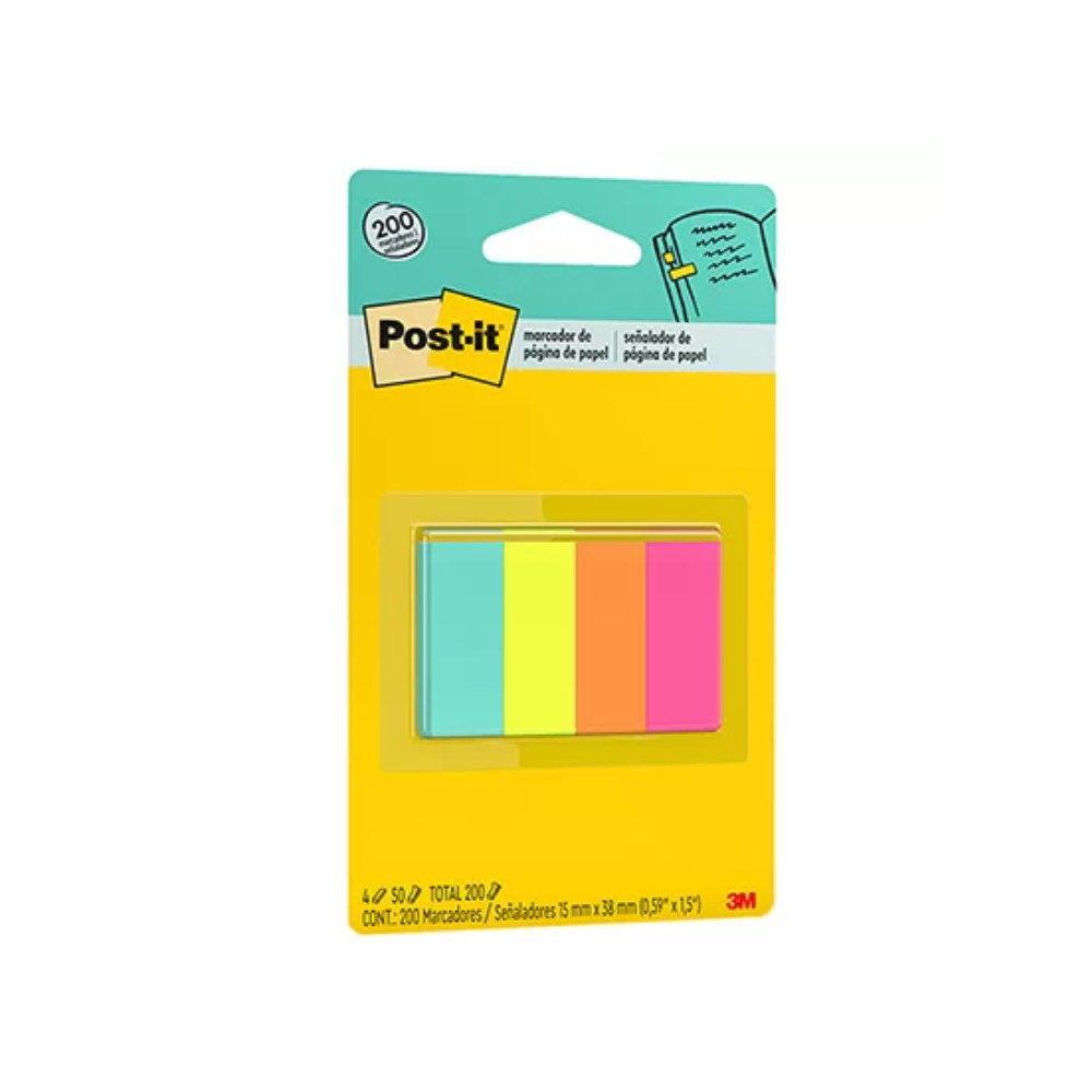 Marcador De Página Adesivo De Papel Post-It Flags | Shopee Brasil