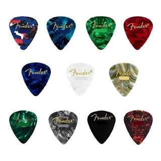 Kit 4 Palhetas Fender Violão Ou Guitarra 0.46 0.58 0.71 0.96 Mm em Oferta na Shopee