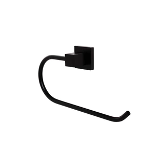 Porta toalha rosto para banheiro luxo modelo grécia - PRETO