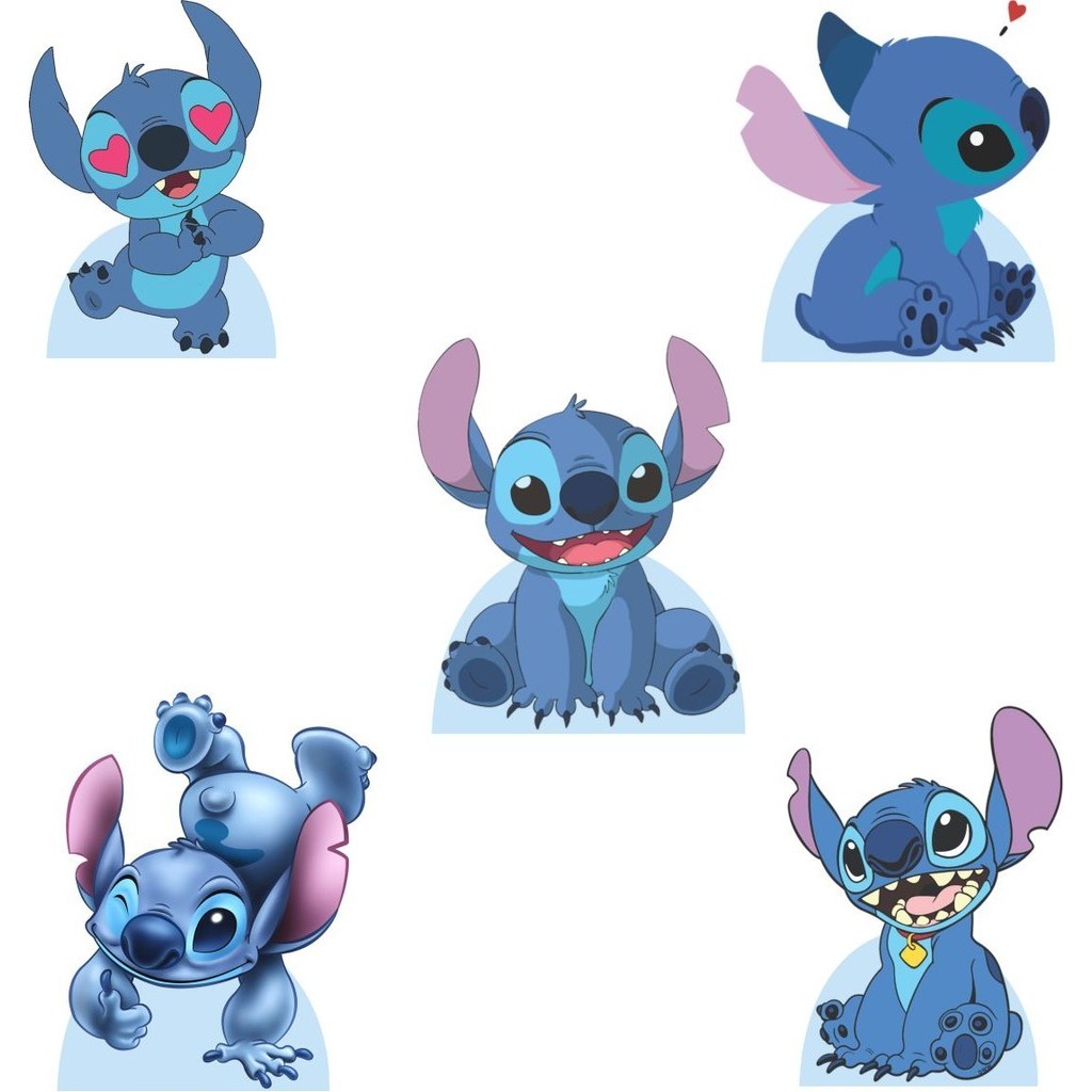 Kit Festa Stitch 5 Displays Mesa Decoração Aniversário Centro de Mesa ...