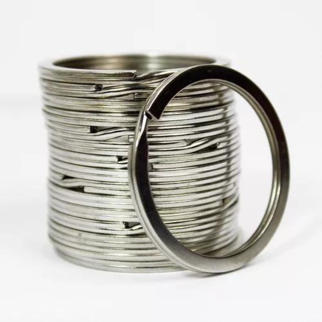 ARGOLA ITALIANA PRATA 28MM INTERNO SEM CORRENTES - 50 UNIDADES