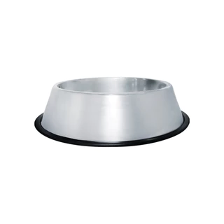 Kit 2 Tigela Comedouro Bebedouro Inox Antiderrapante Grande Média Pequena p/ Cães Cachorro Gato Animais Pets Ração Água