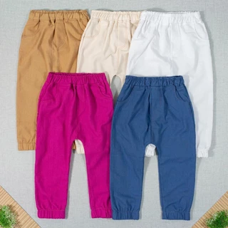 Calça Infantil Ecolinho Estilo Jogger até 24 Meses