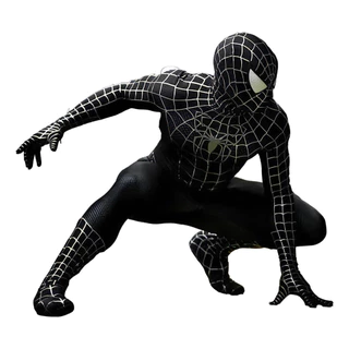 Fantasia Cosplay Homem Aranha Venom Filme Tobey Traje Lentes